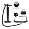 Inflatable Paddle Board Stand Up 10ft SUP Lightweight 6.75kg Water Sports Surfboard Non-Slip Deck Carry Bag Hand Pump Adjustable Paddle Elasticated Ankle Leash 3 Fins Waterproof Phone Case Repair Kit