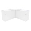 Harmonia LED Shop Counter Set B1200, C1200 & LM60 - White