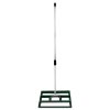 Lawn Leveller & Aerator Manual Grass Roller 3.8cm Spikes 50cm x 32cm Green Levelling Rake Lute Removable Dual Purpose Extendable Handle 1.15 - 1.9m Easy Grip Heavy Duty Steel Aluminium Garden Tool