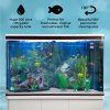 MonsterShop Fish Tank Aquarium & Starter Accessories, White Cabinet, White Gravel, 4ft, 300L