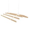 Clothes Airer Ceiling Pulley 6 Lath 1.5m Ivory Maid Traditional Mounted Clothing Dryer Victorian Clothes Horse Laundry Drying Rack Extendable Cast Iron Varnished Pine Kitchen Utility FREE Fixing Kit