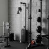 Wall Mounted Cable Pulley Machine
