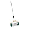 Lawn Leveller & Aerator Manual Grass Roller 3.8cm Spikes 50cm x 32cm Green Levelling Rake Lute Removable Dual Purpose Extendable Handle 1.15 - 1.9m Easy Grip Heavy Duty Steel Aluminium Garden Tool