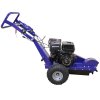 15HP Stump Grinder Tree Root Cutter Removal Machine Petrol 4-Stroke Engine 9 Tungsten Blades 6.5L Fuel Tank 1.1L Oil Tank Heavy Duty Wheels Garden Landscaping FREE Safety Equipment & Tool Kit