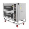 KuKoo Commercial Baking & Pizza Oven, Large Twin Deck Stone Base, Electric Single / Three Phase