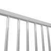 Dog Run Panels Galvanised Steel Kennel Heavy Duty Walk In Animal Enclosure Pen Fence Playpen Outdoor Support Bar 8cm Bar Spacing 1.84m x 1.5m Modular FREE Ground Fixing Brackets & Fixing Kit