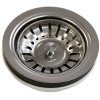 KuKoo Stainless Steel Kitchen Sink Basin, Reversible 1.5 Bowl, 105cm x 18cm x 50cm