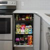 KuKoo 4 x Kitchen Pull Out Baskets, 500mm Wide Cabinet, Soft Close Wire Storage Metal Drawers