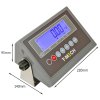 T-Mech Industrial Platform Pallet Weighing Scales, Steel, 80cm x 80cm