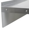 KuKoo Commercial Catering Corrosion Resistant x 2 Stainless Steel Kitchen Wall Shelf & Free Microfiber Cloths 900mm x 300mm