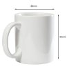 72 Sublimation Mugs White 11oz 325ml Polymer Coated Cup Blank AAA Grade Ceramic Personalised Heat Press Printing Transfer Cardboard Presentation Box Dishwasher Microwave Safe 10 Sublimation Sheets