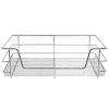KuKoo 6 x Kitchen Pull Out Soft Close Baskets, 600mm Wide Cabinet, Slide Out Wire Storage Drawers