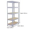 3 Racking Bays 90cm Garage Shelving Storage Warehouse Shelves Unit Steel 5 Tier