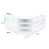Calliope LED Shop Counter Set K1500, C1500 & LM60 - White