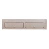 Campervan Overhead Cabinet 2 Door Top Locker Central Divider Camper Van Furniture Storage Lightweight Solid Birch Plywood Unpainted Soft Close Hinges Push Button Locks Pre Drilled Holes Fixing Kit