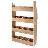 Nissan Primastar Plywood Van Rack Racking Unit Tool Storage Ply Toolbox Shelves Shelving Rack Unit Organiser removable dividers Driver & Passenger Side 4 Shelves 16 Compartments 116 x 67.5 x 28.5cm