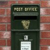 Royal Mail Post Box Irish Cast Iron Wall Mounted Royal Mail Wedding Authentic Pillar Replica Lockable Post Office Letter Box Green