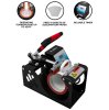 PixMax Sublimation Mug Press Machine, Personalised Mugs Printing, Black, 22cm x 12cm x 38cm
