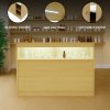 LED Retail Shop Counter B1200 - Maple