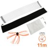 Chimney Sweeper Drill Powered Cleaning Kit Rotary Cleaner Brush Sweeping-brush 11m Fireplace Flue Wood Burner Reinforced Nylon Flexible Rods FREE Dust Sheet FREE Storage Bag Includes Drill Adapter & Allen Key MAXBLAST