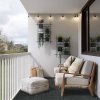 99 x WPC Decking Tiles Grey Terrace Decking Wood Plastic Composite DIY Interlocking Flooring Balcony Roof Terrace Hot Tub Outdoor Deck Tiles Click & Go Easy Clean Weather Resistant 30 x 30 cm (9 m2)