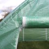 Polytunnel Greenhouse Walk In Galvanised Racking Windows Doors Growhouse PE Cover Gardening Metal Frame Outdoor Storage Garden Tent Vegetable Flower Plant 19mm Diameter | 5 x 2m