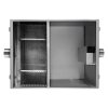 Commercial Grease Trap 35L Under Sink Interceptor 5KG Stainless Steel Waste Fat Oil Water Separator Filter Restaurant Kitchen Takeaway Hotel Cafe 50mm Inlet Outlet Compact 33cm H x 29cm W x 39cm D