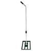 Lawn Leveller & Rotary Spreader Gritter Fertiliser Garden Levelling Rake Lute 50cm x 32cm Green Removable Extendable Handle Salt Grit Sand Seed Rain Cover & Gloves