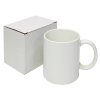36 Sublimation Mugs White 11oz 325ml Polymer Coated Cup Blank AAA Grade Ceramic Personalised Heat Press Printing Transfer Cardboard Presentation Box Dishwasher Microwave Safe 5 FREE Sublimation Sheets