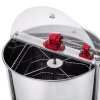 Manual Honey Extractor Separator 4 Frames Stainless Steel Barrel Beehives Honeycomb Spinner Crank Tool With Stand Beekeeping Extractor Equipment