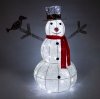 Illuminated Reindeer Deer Snowman LED Lighting Christmas Decoration Cool White Decoration Timer Advent Christmas Lighting Timer Outdoor Garden Decoration White