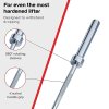 7ft Olympic Weightlifting Bar Bumper Weight Plate Sets 10kg Weight Set 5kg Pair