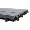 33 x WPC Decking Tiles Grey Terrace Decking Wood Plastic Composite DIY Interlocking Flooring Balcony Roof Terrace Hot Tub Outdoor Deck Tiles Click & Go Easy Clean Weather Resistant 30 x 30 cm (3 m2)