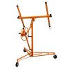 Drywall Hoist Plaster-Board Lifter Panel Jack Tool 11ft Reach 68kg Lifting Capacity 10cm Caster Wheels Foldable Mobile Lockable Heavy Duty Commercial DIY T-Mech