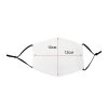 Face Masks Sublimation Blank / 10 Pack Of Small Childrens Facemasks / 5 Layer Filter Custom Heat Press Print Transfer Customise Personalise Dye Printing Reusable White