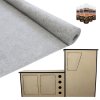 T-Mech 11m2 Van Lining Carpet Super Stretch Kit Silver Grey | With Camper Motor Home Kitchen Unit | FREE 5 Heavy Duty Adhesive Glue Spray Cans