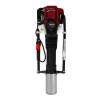 Petrol Post Driver 4 Stroke Fence Knocker Pile Jack Hammer Ramming Construction Farm Picket Fencing Garden Heavy Duty Thumping Thumper Gasoline Ram 4 Attachments Free Portable Carry Case & Tool Kit