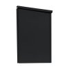 Parcel Post Drop Box Black Large Steel Outdoor Lockable 2 Keys Letter Mail Package Courier Container Delivery Storage Wall Mount Safe Secure Anti Fishing Scannable Barcode FREE Screwdriver Fixing Kit