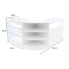 Demeter LED Shop Counter Set K900, B900 & LM60 - White