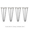 4 x Hairpin Legs / Hair Pin Legs Set SkiSki Legs Furniture Desk Bench Chair Table 12