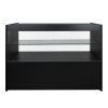 MonsterShop Retail Counter Black Display Storage Showcase Cabinet Glass Shelves C1200