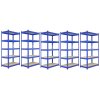 5 Monster Racking Q-Rax Heavy Duty Shelves Industrial Garage Storage Solutions, 200kg/shelf, 90cm