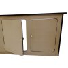 Camper Van Kitchen Furniture Motorhome Unit Pod for VW T4 LHD Transporter Built in Campervan Caravan MDF Storage Cupboards Wardrobe with 4 Space Wine Rack & Aluminium Rail Pre-Drilled Fixing Holes