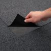 40 x Carpet Tiles Charcoal Black 10m2 Heavy Duty Commercial Retail Shop Office Home Domestic Premium Flooring Easy Installation 50cm x 50cm Square Anti Slip