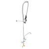 KuKoo Commercial Kitchen Catering Sink & Pre-Rinse Mixer Tap, LH Drainer Stainless Steel, 1.0 Bowl, 120cm Wide