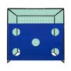 Golf Cage Target Practice Sheet 3m x 2m 5 x 38.5cm Holes Waterproof 210D Oxford Fabric 12 Bungee Cords Lightweight Portable Blue Outdoor Indoor Monster Shop