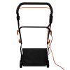 Artificial Grass Power Brush Rake Hoover Vacuum Lawn Cleaner Electric Leaf Twig Sweeper Self Propelled 380mm Outdoor 50L Collection Bag 12m Cable 5 Adjustable Heights 12.2kg Lightweight 3500RPM 1800W