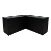 Demeter LED Shop Counter Set K1200, B1200 & LM60 - Black