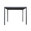Metal Pergola 3m x 3m Retractable Canopy Roof Powder Coated Aluminium Outdoor Garden Gazebo Sun Rain Shelter Patio Deck Drainage UV Protection Weather Resistant Tools & Ground Bolts Included Dark Grey
