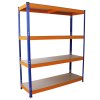 Monster Racking S-RAX 3 x Metal Shelving Racking Heavy Duty Units, 265kg/Shelf, 150cm x 50cm x 180cm